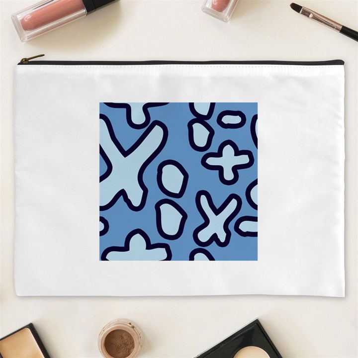 Blue maths signs Cosmetic Bag (XXXL) 