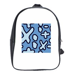 Blue Maths Signs School Bags (xl) 