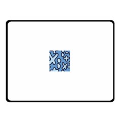 Blue Maths Signs Double Sided Fleece Blanket (small) 