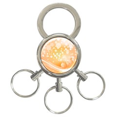 Wonderful Christmas Design With Sparkles And Christmas Balls 3-ring Key Chains by FantasyWorld7