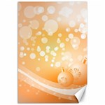 Wonderful Christmas Design With Sparkles And Christmas Balls Canvas 12  x 18   11.88 x17.36  Canvas - 1