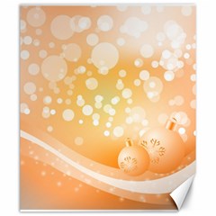 Wonderful Christmas Design With Sparkles And Christmas Balls Canvas 20  X 24   by FantasyWorld7