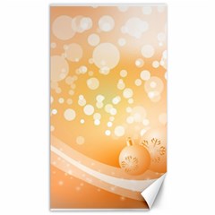 Wonderful Christmas Design With Sparkles And Christmas Balls Canvas 40  X 72  