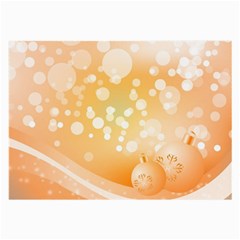 Wonderful Christmas Design With Sparkles And Christmas Balls Large Glasses Cloth (2-side)