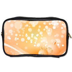 Wonderful Christmas Design With Sparkles And Christmas Balls Toiletries Bags