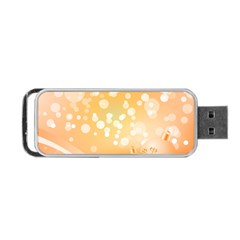 Wonderful Christmas Design With Sparkles And Christmas Balls Portable Usb Flash (two Sides)