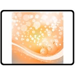 Wonderful Christmas Design With Sparkles And Christmas Balls Double Sided Fleece Blanket (Large)  80 x60  Blanket Front