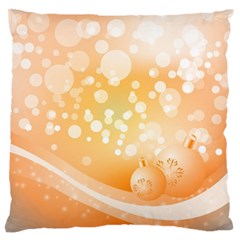 Wonderful Christmas Design With Sparkles And Christmas Balls Standard Flano Cushion Cases (one Side) 