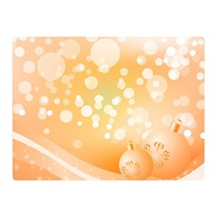 Wonderful Christmas Design With Sparkles And Christmas Balls Double Sided Flano Blanket (mini)  by FantasyWorld7