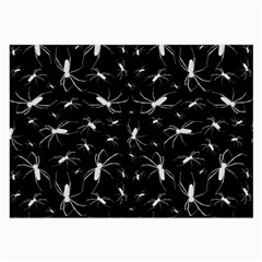 Spiders Seamless Pattern Illustration Large Glasses Cloth (2-side)