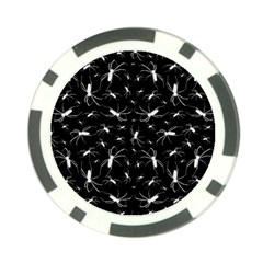 Spiders Seamless Pattern Illustration Poker Chip Card Guards