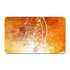 Wonderful Christmas Design With Snowflakes  Magnet (Rectangular)