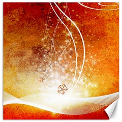 Wonderful Christmas Design With Snowflakes  Canvas 16  x 16  