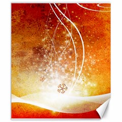 Wonderful Christmas Design With Snowflakes  Canvas 20  X 24  