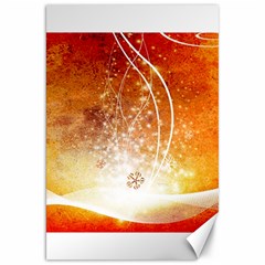 Wonderful Christmas Design With Snowflakes  Canvas 20  x 30  