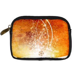 Wonderful Christmas Design With Snowflakes  Digital Camera Cases