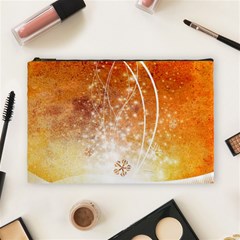 Wonderful Christmas Design With Snowflakes  Cosmetic Bag (Large) 