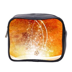 Wonderful Christmas Design With Snowflakes  Mini Toiletries Bag 2-Side