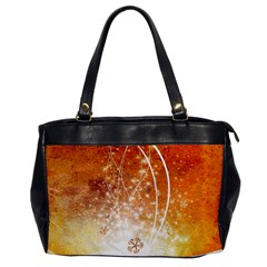 Wonderful Christmas Design With Snowflakes  Office Handbags