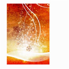 Wonderful Christmas Design With Snowflakes  Large Garden Flag (two Sides)