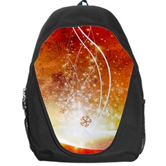 Wonderful Christmas Design With Snowflakes  Backpack Bag