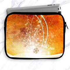 Wonderful Christmas Design With Snowflakes  Apple iPad 2/3/4 Zipper Cases