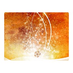 Wonderful Christmas Design With Snowflakes  Double Sided Flano Blanket (mini) 