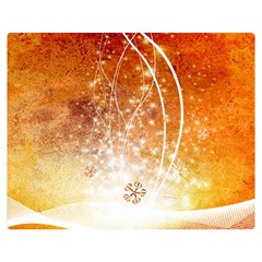 Wonderful Christmas Design With Snowflakes  Double Sided Flano Blanket (Medium) 