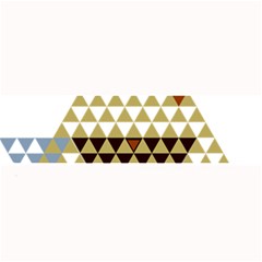 Colorful Modern Geometric Triangles Pattern Large Bar Mats