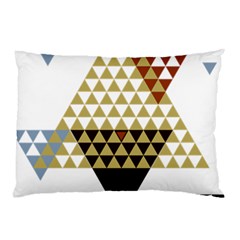 Colorful Modern Geometric Triangles Pattern Pillow Cases (two Sides) by Dushan