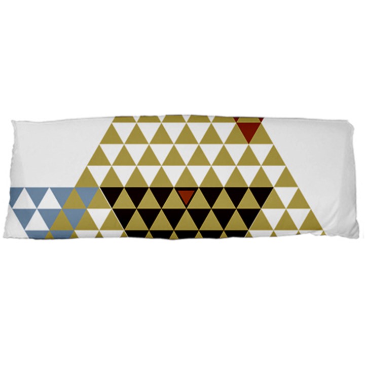 Colorful Modern Geometric Triangles Pattern Body Pillow Cases (Dakimakura) 