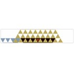 Colorful Modern Geometric Triangles Pattern Flano Scarf (Large)  Front