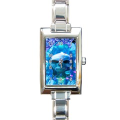 Skull Worship Rectangle Italian Charm Watches by icarusismartdesigns