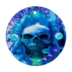 Skull Worship Ornament (round)  by icarusismartdesigns