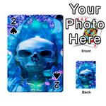 Skull Worship Playing Cards 54 Designs  Front - Spade2