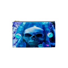 Skull Worship Cosmetic Bag (small)  by icarusismartdesigns