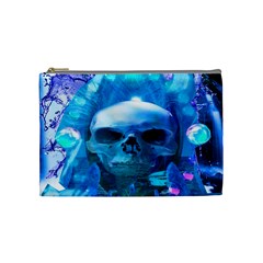 Skull Worship Cosmetic Bag (medium)  by icarusismartdesigns