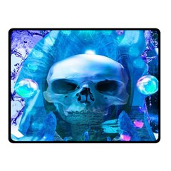 Skull Worship Fleece Blanket (small) by icarusismartdesigns