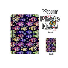 Colorful Fishes Pattern Design Playing Cards 54 (mini) 