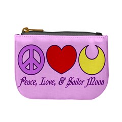 Peace, Love, And Sailor Moon Coin Change Purse