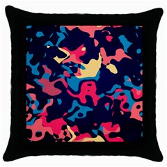 Chaos Throw Pillow Case (black) by LalyLauraFLM