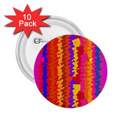 Colorful Pieces 2 25  Button (10 Pack)