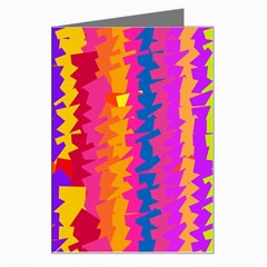 Colorful Pieces Greeting Card