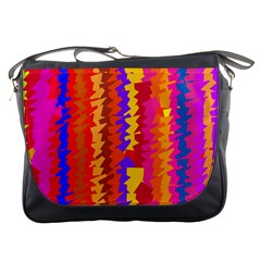 Colorful Pieces Messenger Bag by LalyLauraFLM