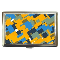 Blue Yellow Shapes Cigarette Money Case