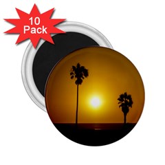 Sunset Scene At The Coast Of Montevideo Uruguay 2 25  Magnets (10 Pack) 