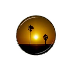 Sunset Scene At The Coast Of Montevideo Uruguay Hat Clip Ball Marker (4 Pack)