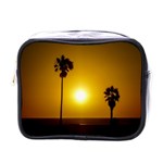 Sunset Scene at the Coast of Montevideo Uruguay Mini Toiletries Bags Front