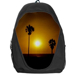 Sunset Scene At The Coast Of Montevideo Uruguay Backpack Bag