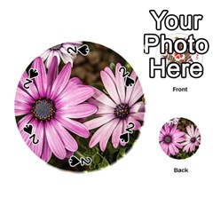 Beautiful Colourful African Daisies  Playing Cards 54 (round) 